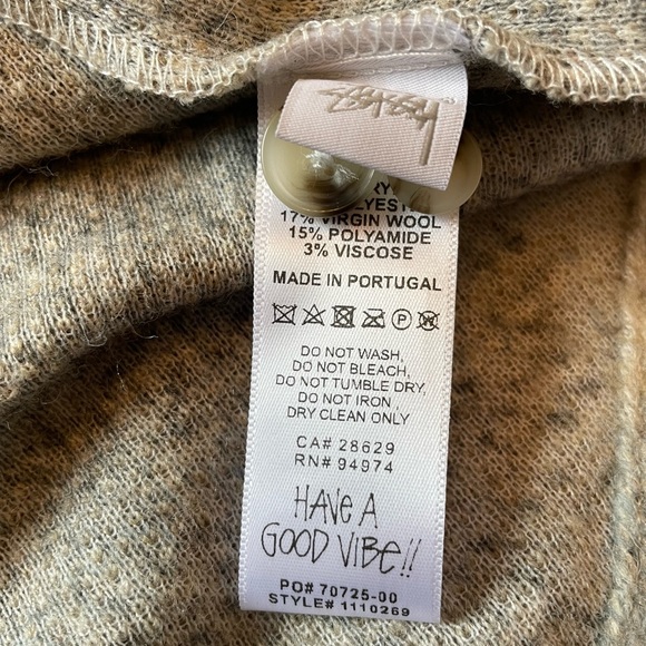 Stussy Knit Button-up - Small - Picture 6 of 8